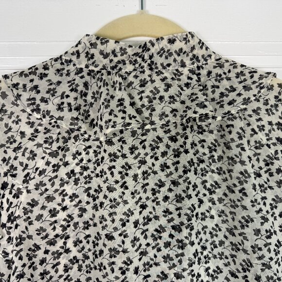 Tie-Neck Ruffle Blouse by Veronica Beard - Picture 7 of 8